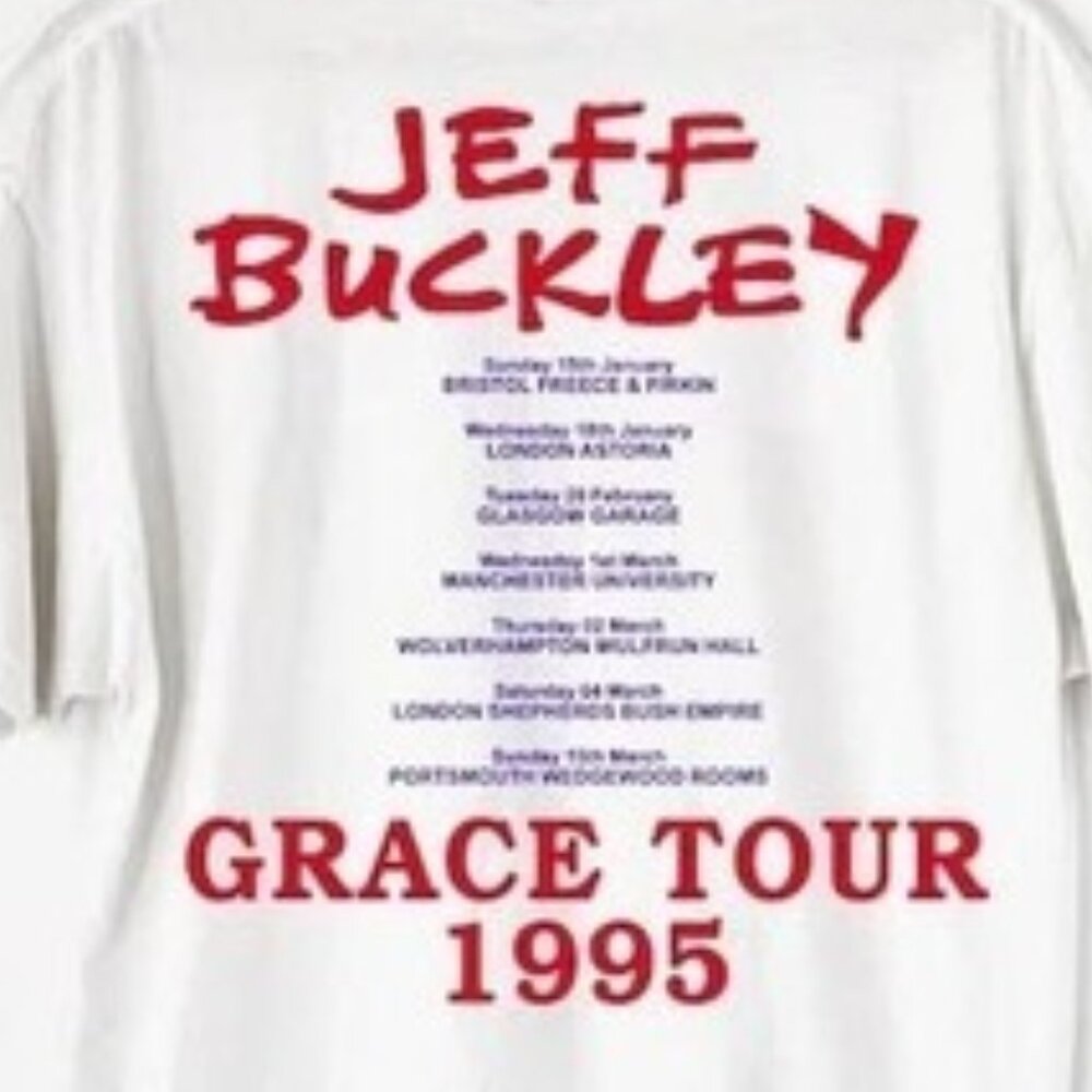 Jeff Buckley Grace Tour 1995 T-Shirt Vintage Rock Double Sided Concert Tee 103 - Picture 3 of 6
